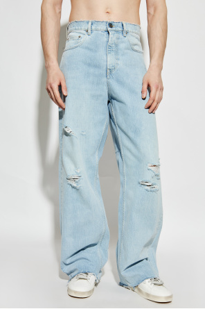 Golden Goose Jeans con efecto vintage