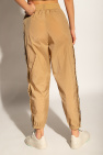 ADIDAS Originals beige Sweatpants with snap fastenings