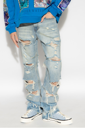 Who Decides War dondup distressed effect cotton shorts item