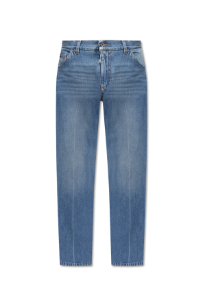 Jeans with slightly tapered legs