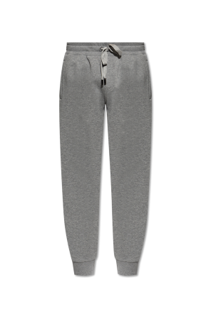 Sweatpants with logo appliqué
