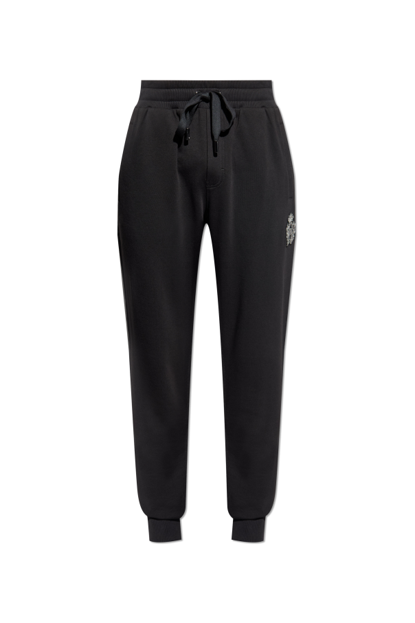 Sweatpants with appliqué od Dolce & Gabbana