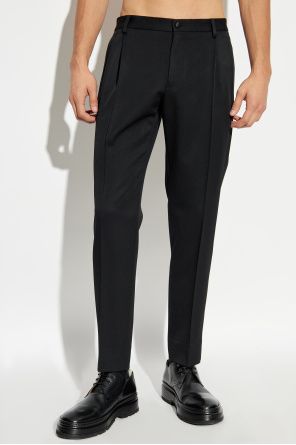 Dolce & Gabbana Wool tuxedo pants