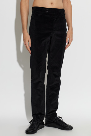 Dolce & Gabbana Pantaloni drepți din catifea