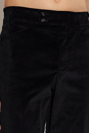 Dolce & Gabbana Pantaloni drepți din catifea