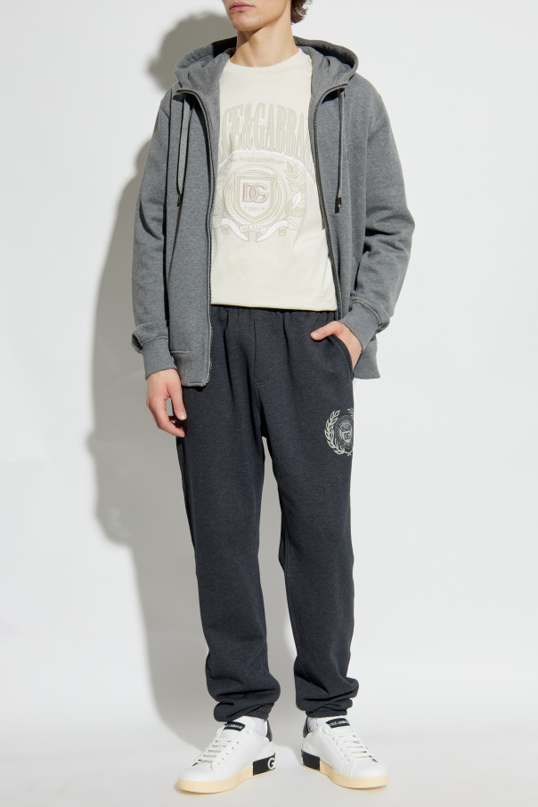 Dolce & Gabbana Pantalones deportivos con logo impreso