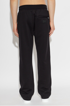 Dolce & Gabbana Sweatpants with logo patch