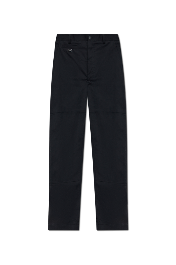 Dolce & Gabbana Cotton trousers with stitching