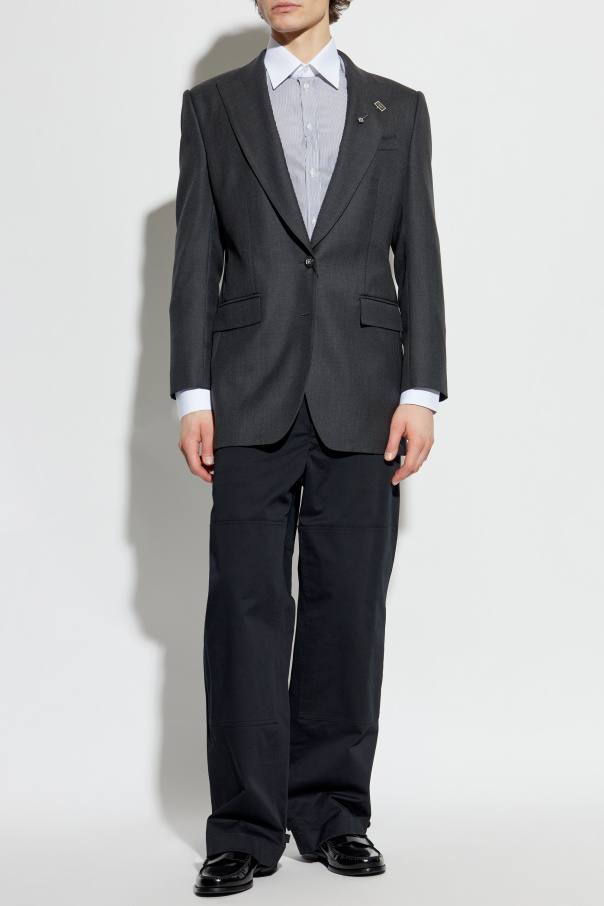Dolce & Gabbana Cotton trousers with stitching