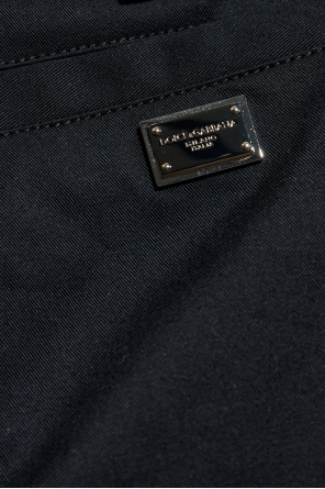 Dolce & Gabbana Cotton trousers with stitching