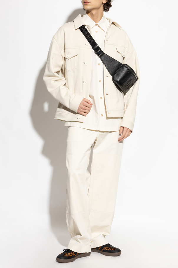 Dolce & Gabbana Cotton trousers with stitching