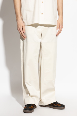 Dolce & Gabbana Cotton trousers with stitching