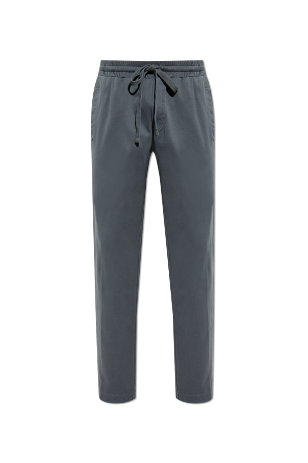 Sweatpants with logo appliqué od Dolce & Gabbana