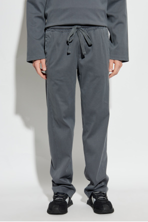 Dolce & Gabbana Spodnie dresowe z aplikacją z logo