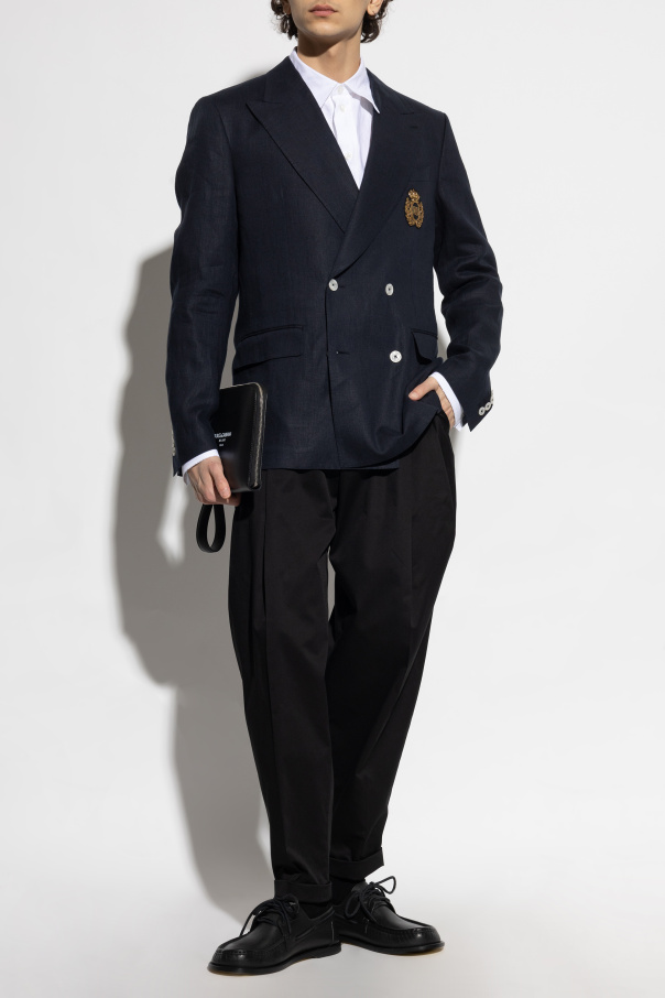 Dolce & Gabbana Spodnie w kant