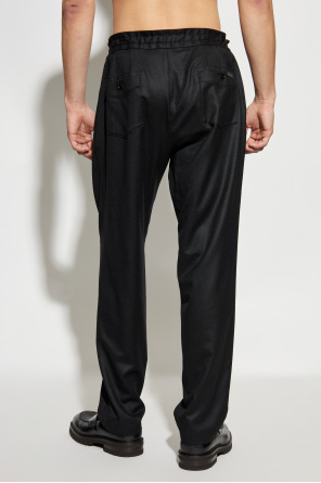 Dolce & Gabbana Wollhose mit Bundfalten
