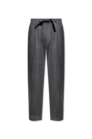 Hosen mit Fischgrätmuster