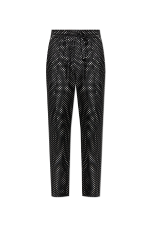 Seidenhose mit punktmuster od Dolce & Gabbana