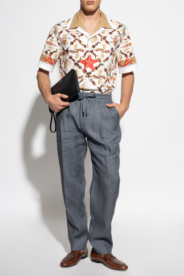 Dolce & Gabbana Spodnie w kant