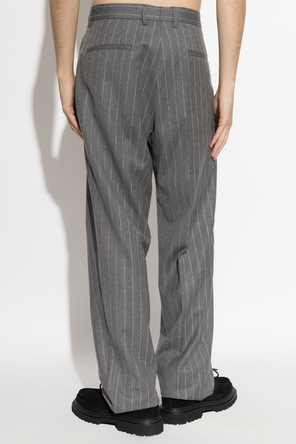 Dolce & Gabbana Wool trousers with a pinstripe pattern