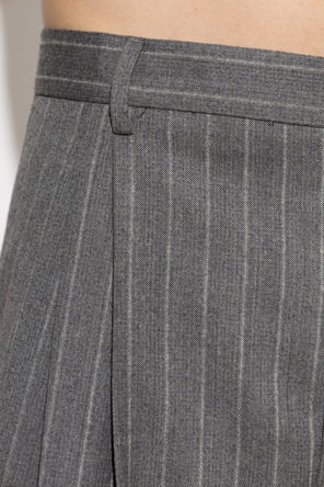 Dolce & Gabbana Wool trousers with a pinstripe pattern