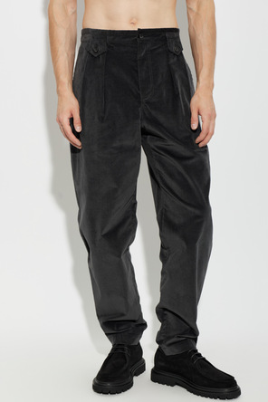 Dolce & Gabbana Velvet trousers with pleats