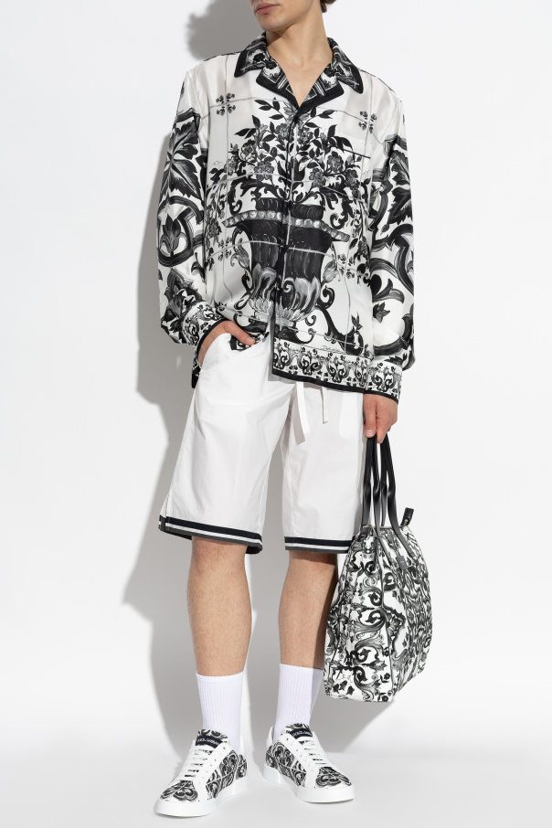 Dolce & Gabbana Cotton shorts with print