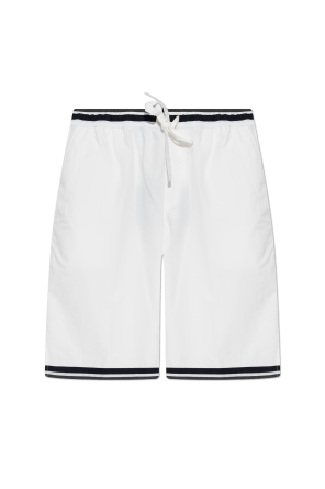 Cotton shorts with print