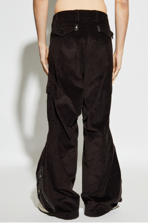 Dolce & Gabbana Sztruksowe spodnie typu `cargo`