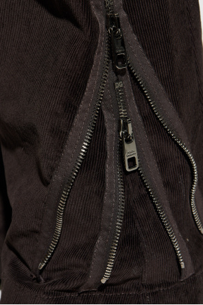 Dolce & Gabbana Sztruksowe spodnie typu `cargo`