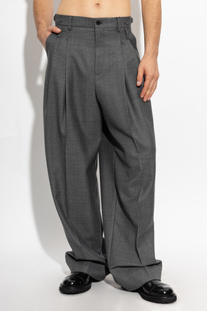 Dolce & Gabbana Pantalones de lana con raya