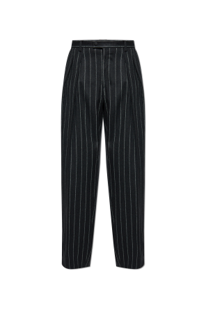 Spodnie ze wzorem w prążki