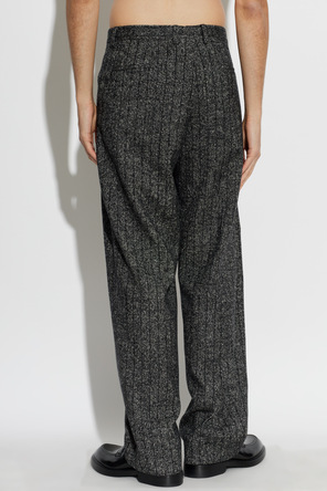Dolce & Gabbana Wool Striped Trousers