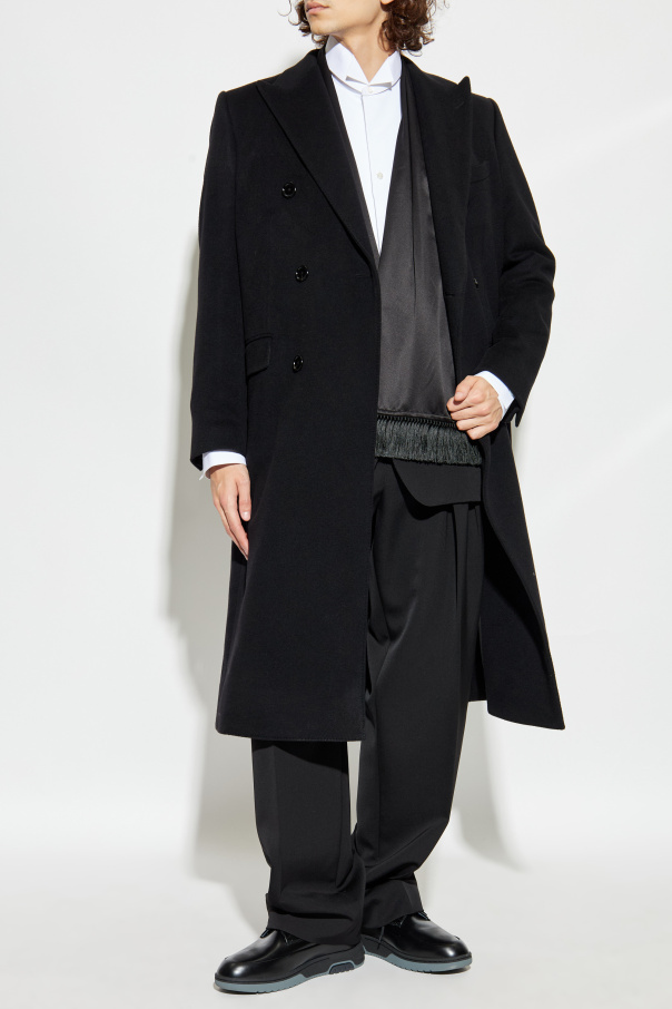 Dolce & Gabbana Pantalones de raya con franjas laterales de satén