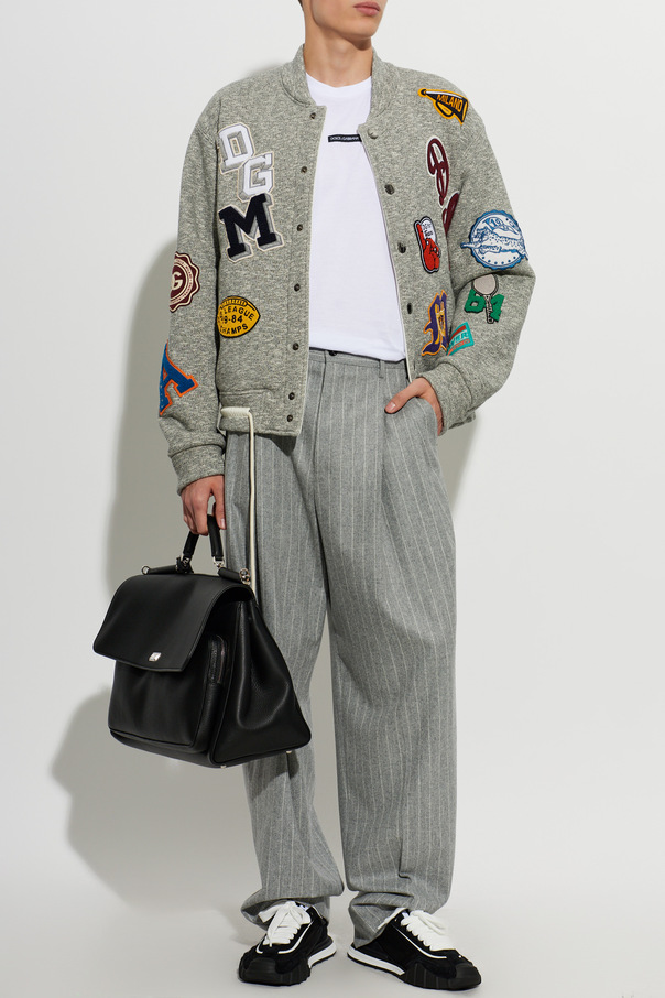 Dolce & Gabbana Wool Striped Trousers