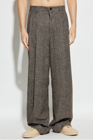 Dolce & Gabbana Spodnie w kratę