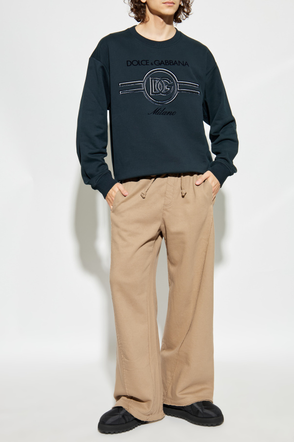 Dolce & Gabbana Sweathose mit weitem Bein