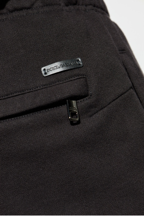 Dolce & Gabbana Pantalones de chándal con puños en los bajos