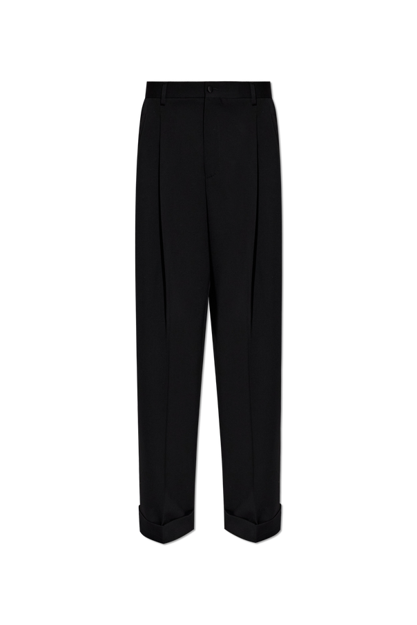 Wool Pleated Trousers od Dolce & Gabbana