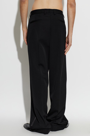 Dolce & Gabbana Wool Pleated Trousers