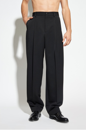 Dolce & Gabbana Trousers with turned-up creased legs