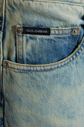 Dolce & Gabbana Blugi cu croială dreaptă