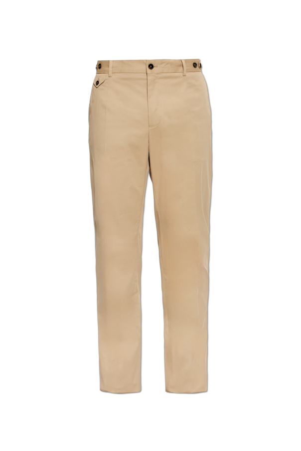 Cotton trousers with tapered legs od Dolce & Gabbana
