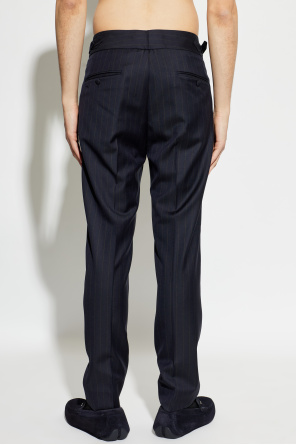 Dolce & Gabbana Wool pleated trousers
