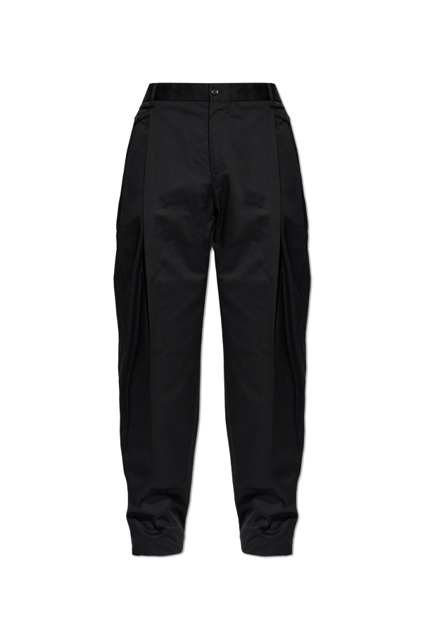 Cotton pleated trousers od Dolce & Gabbana