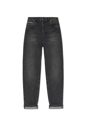 Jeans with slightly tapered legs