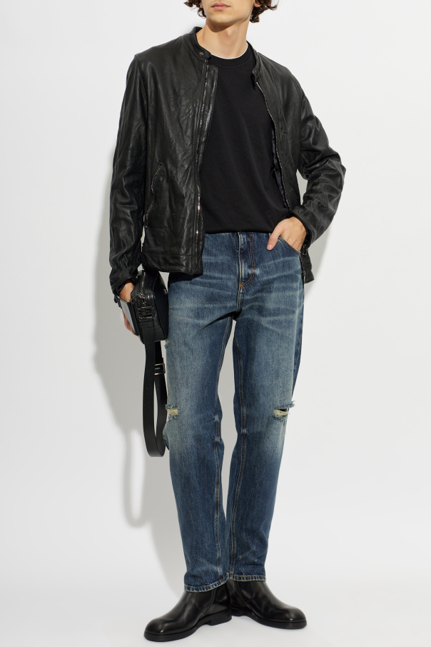 Dolce & Gabbana Jeansy z efektem vintage