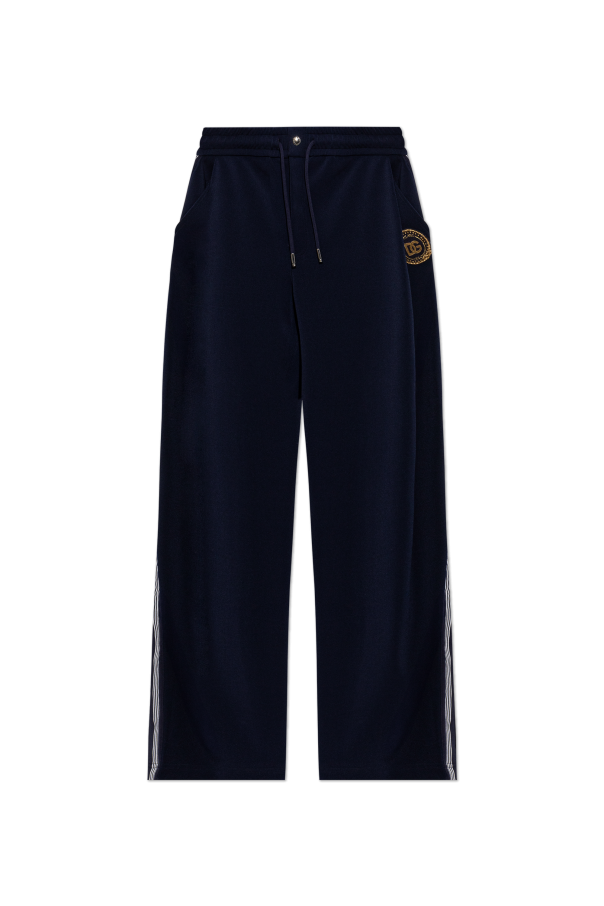 Trousers with appliqué od Dolce & Gabbana
