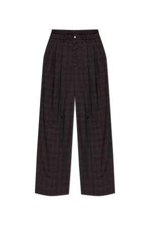 Pantalones de vestir con raya marcada