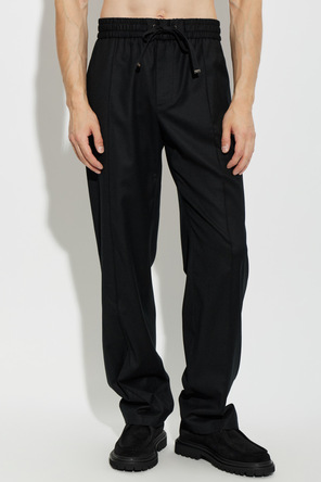 Dolce & Gabbana Wool trousers with seam detailing on the legs